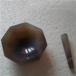 新诺 MNYB-180 实验手动玛瑙研钵 压粉研磨碗 干粉混合器 口径-180mm 含研磨棒