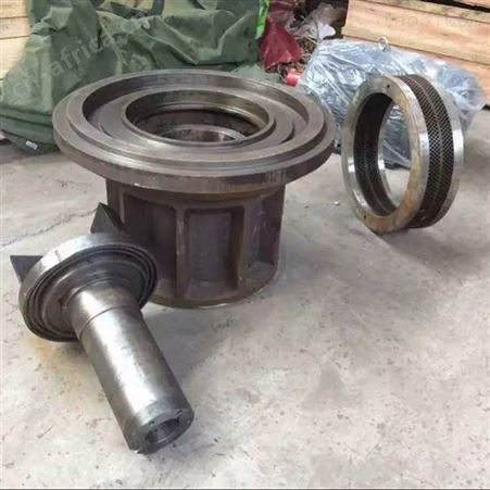 木屑制粒机花键轴 宇龙560颗粒机主轴空心轴 连体主轴加工厂家