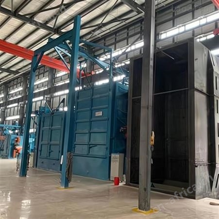 扬州铸件除锈抛丸机厂家 吊钩抛丸机 悬链式抛丸机