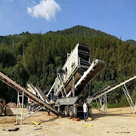 北京时产200吨建筑垃圾破碎机 轮胎式建筑石子破碎机厂家