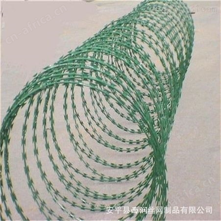 供应刀片刺丝刀片滚笼机场防护网高锌普锌刀刺防爬网定制批发