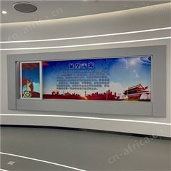 内蒙古巴彦淖尔 广告滑轨屏 展厅展馆互动自动导轨屏方案 电控滑轨屏触摸