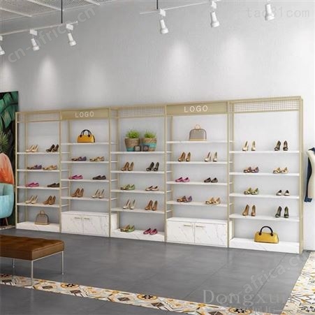 2021新款鞋店鞋架包包货架鞋包包展示架落地式鞋架专卖店定做铁艺童装店橱窗鞋架定制展柜厂