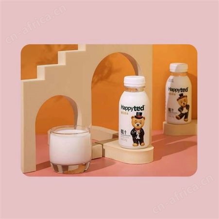 快乐泰迪椰汁植物蛋白饮料复合风味饮料245克