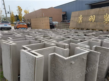 GRC水泥外墙造型 欧式别墅建筑雕花罗马柱装饰 仿石水泥构建