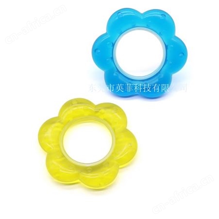 外贸宝宝注水牙胶咬胶玩具食品级婴儿磨牙器母婴用品爱心牙胶
