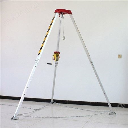 消防救灾救援三脚架铝制救援架铝合金提升架井口探洞三脚架继开