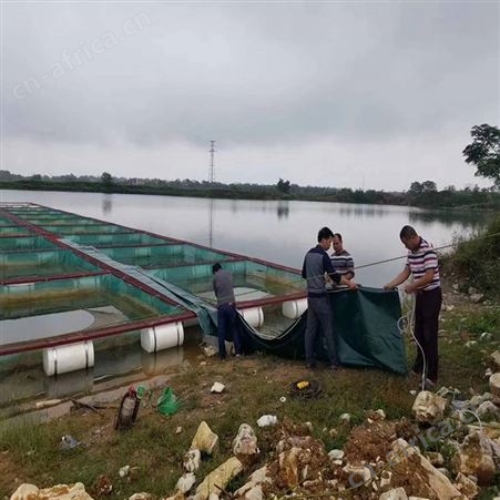 泥鳅黄鳝的网箱存鱼 养殖网箱渔网 福利 大鱼养殖网箱