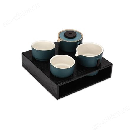 陶瓷功夫茶具套装 万仟堂四季平安茶具套装 办公商务茶具送礼礼品