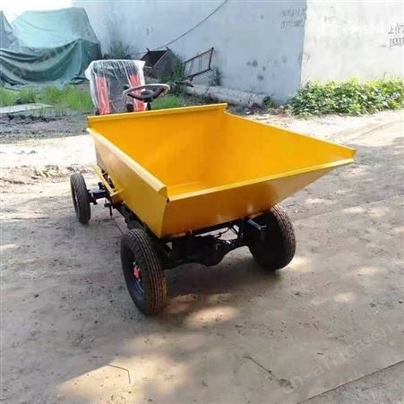 工程翻斗车 程达机械 电动无棚沙石四轮蹦蹦车