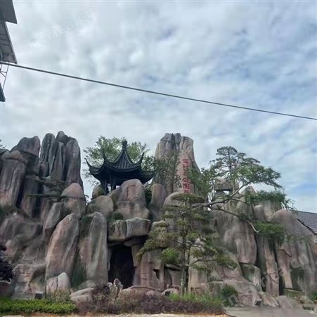 低价加工设计仿木栏杆 公园庭院仿木栏杆 公园仿木栏杆  湘岩园林