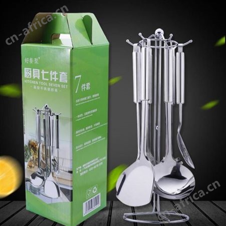 好餐聚 厨房七件套 加厚不锈钢厨具锅铲 好餐聚总代理商