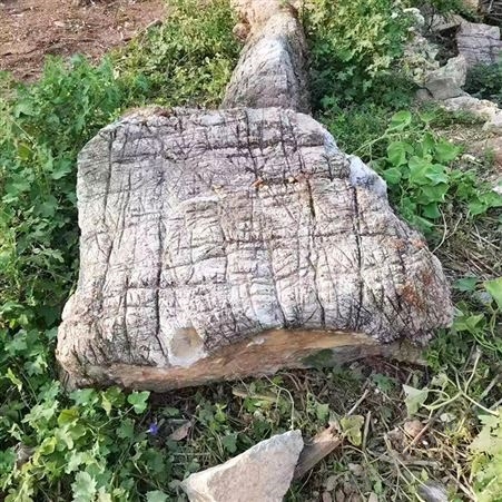 园林假山石 庭院龟纹石假山石材 大型水库流水驳岸石
