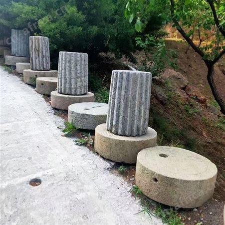 花岗岩老石磨 不易风化 旧石磨盘批发 质地坚硬 文建石材
