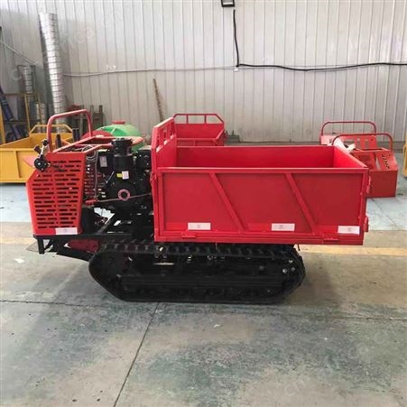 山地履带运输车小型全地形爬山虎沼泽泥泞自卸搬运车