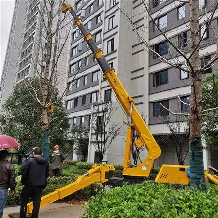 无线遥控履带蜘蛛吊车液压趴腿履带吊吨折叠式蜘蛛吊