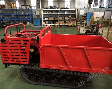 多功能履带运输车 1吨果园农场用小型爬山虎 液压自卸式农用车