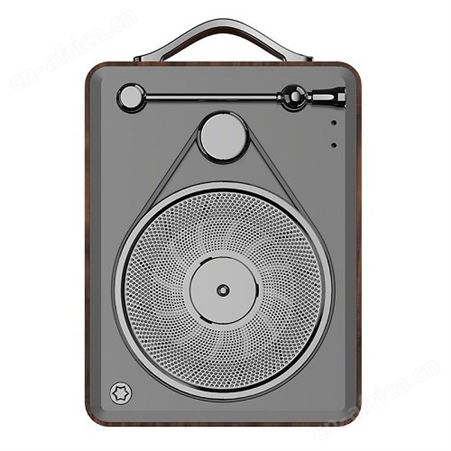 幻响酷唱机蓝牙音箱 胡桃木纹插卡小音箱DW03