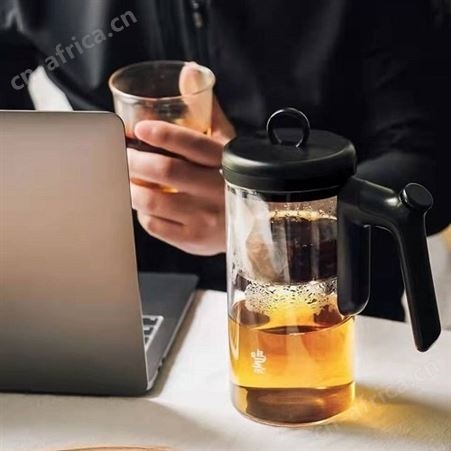 鸣盏飘逸杯玻璃茶具高硼硅冲茶器MZ-8003 企业送礼团购 一件代发