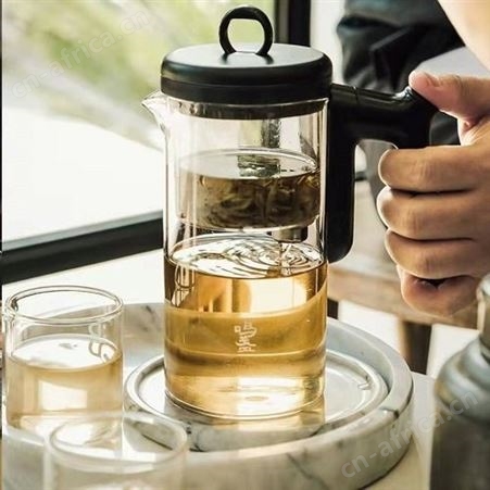 鸣盏飘逸杯玻璃茶具高硼硅冲茶器MZ-8003 企业送礼团购 一件代发