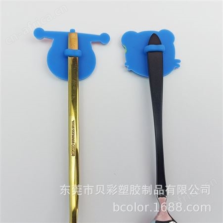 勺子硅胶套卡通不锈钢可爱造型贝彩区分使用者食品级硅胶材质源头生产