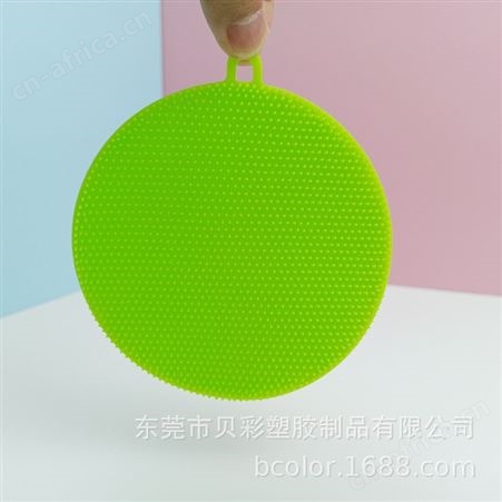 定制硅胶清洁刷洗碗洗盘杯子双面刷头去污能力强东莞硅胶制品厂