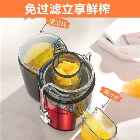 苏泊尔榨汁机渣汁分离多功能料理机家用鲜果汁机电动榨汁杯TJE06A
