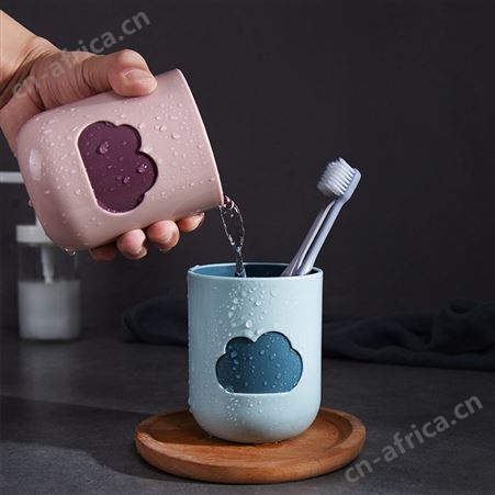 漱口杯 北欧简约情侣款牙刷杯 家用水杯洗 漱杯40
