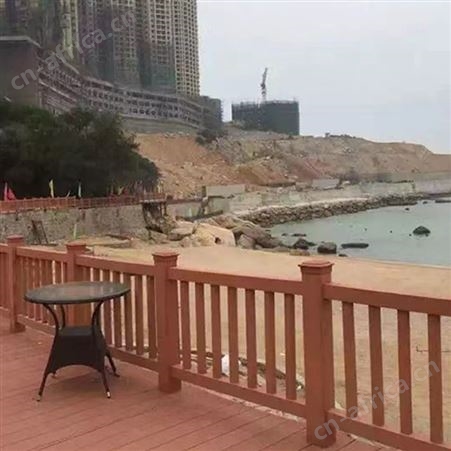 户外园林景区仿木护栏花园工程木制围栏防腐公园景观桥栏杆