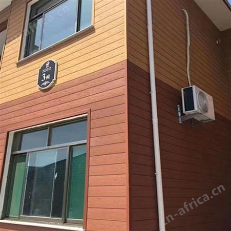 佰奇威 别墅户外塑木生态墙板集成墙板室内板木塑挂墙板防腐防潮
