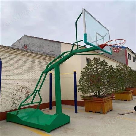 华丽体育厂家批发室外成人篮球架子室内比赛平箱凹箱可移动篮球架