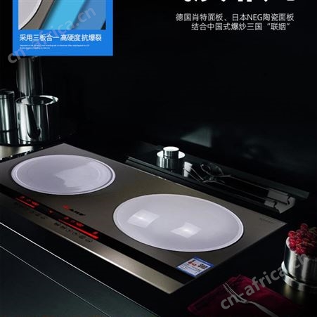 尚朋堂 YS-IC34H38双头电磁炉 家用电磁灶嵌入式大功率爆炒双灶台