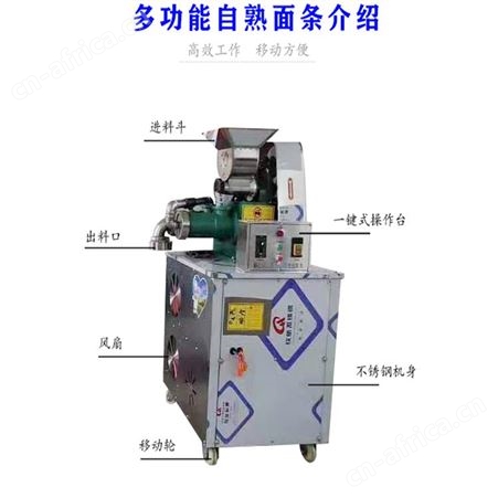 自熟玉米面条机 商用多功能杂粮面条机 全自动冷面米线机 巧夺