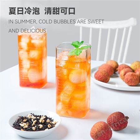 冷泡茶oem厂家 养生茶贴牌荔枝红茶大份量定制 三角包袋泡茶代加工