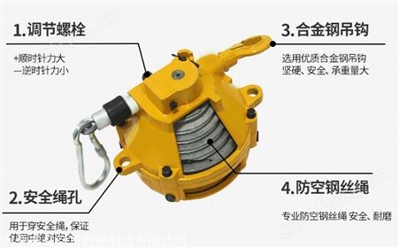 拉力平衡器如何调松紧/拉力钩象弹簧平衡器/鑫鸟平衡器