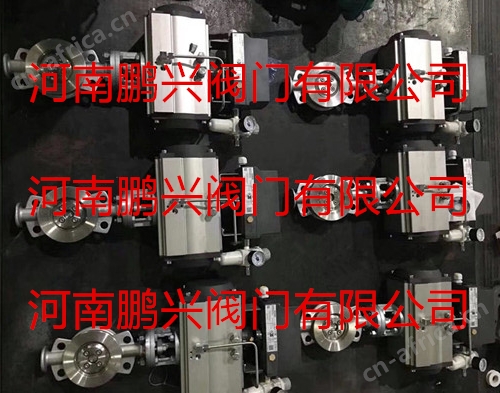 气动硬密封对夹式蝶阀