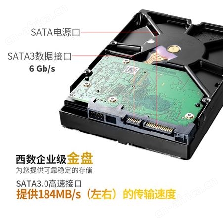 西数WD WD1005VBYZ 1T 金盘企业级机械硬盘NAS网络存储SATA7200转