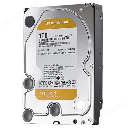 西数WD WD1005VBYZ 1T 金盘企业级机械硬盘NAS网络存储SATA7200转