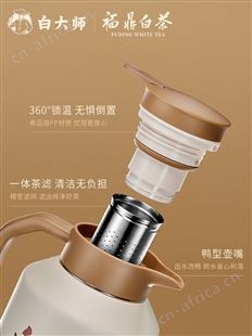 白大师白茶礼盒装方片壶枣香寿眉老白茶闷泡壶保温闷茶壶茶叶组合