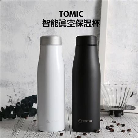 特美刻智能保温杯男女士便携真空随行杯304不锈钢水温监测水杯子