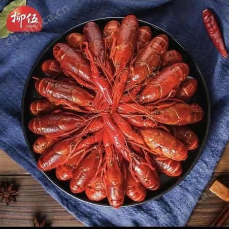 麻辣小龙虾柳伍龙虾尾700g*4盒潜江特产柳五麻辣小龙虾旗舰