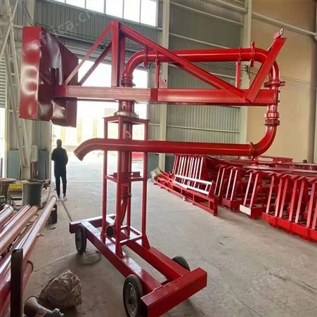 手动工地混凝土浇筑 12米圆筒布料机 瑞鑫达 可定制