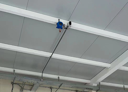 氢气泄漏检测仪安装现场图