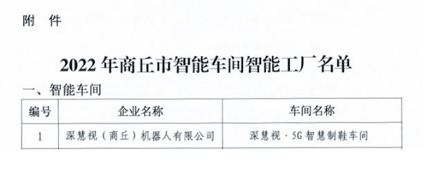 深慧视为中国鞋都建成首个制鞋成型智能车间